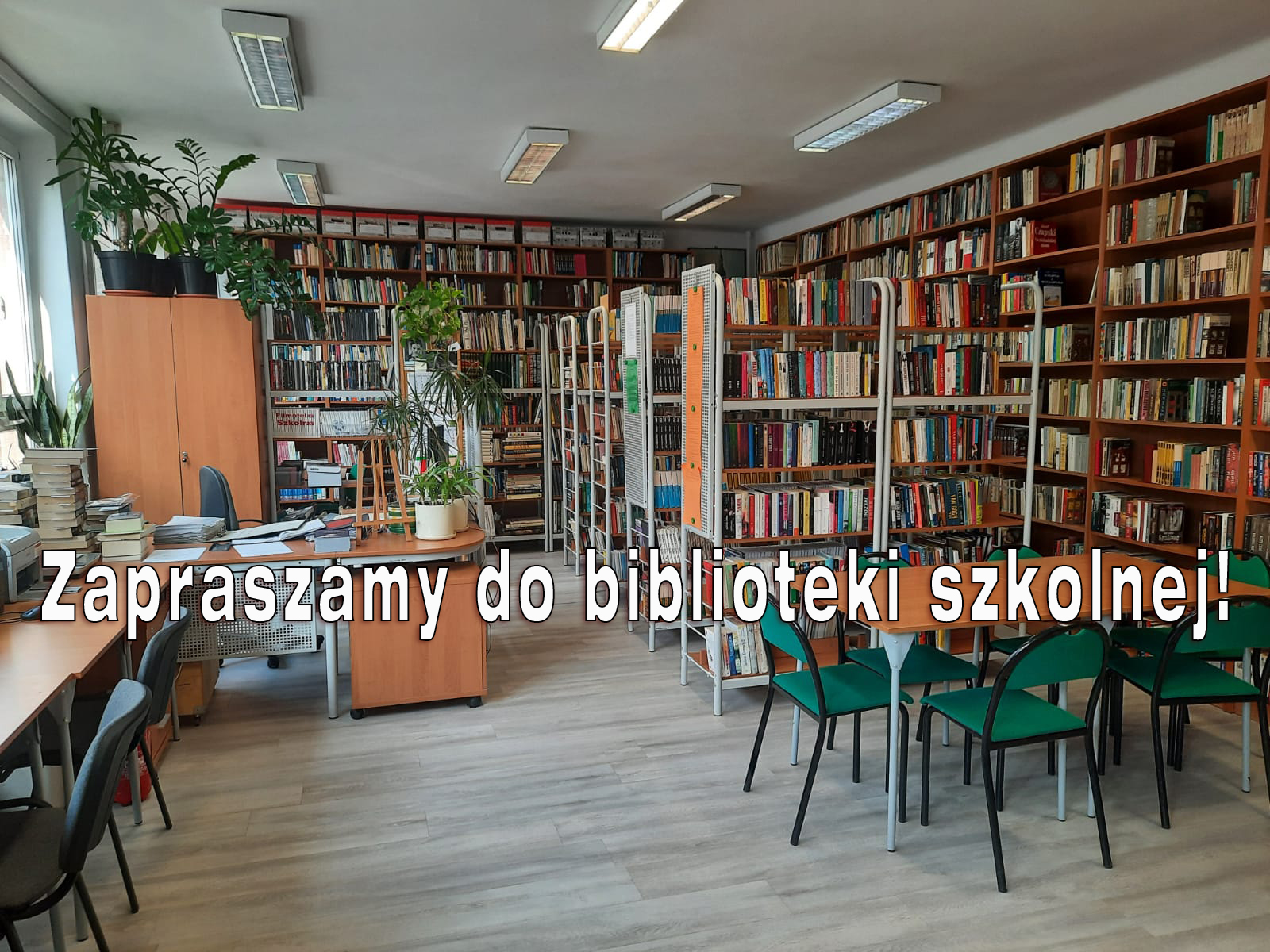 Zapraszamy do biblioteki szkolnej!