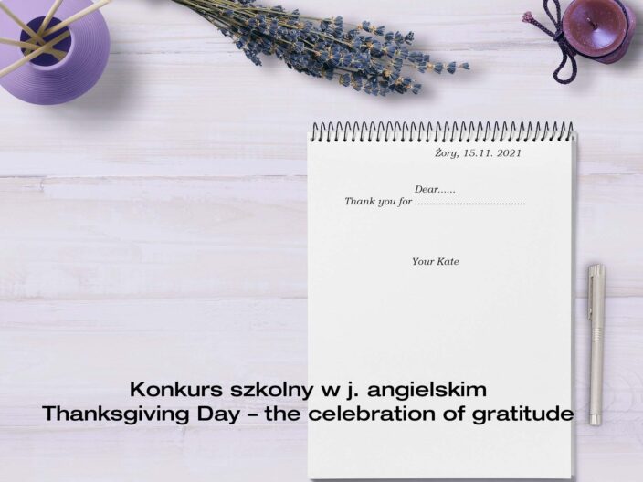 Konkurs szkolny w j. angielskim Thanksgiving Day – the celebration of gratitude