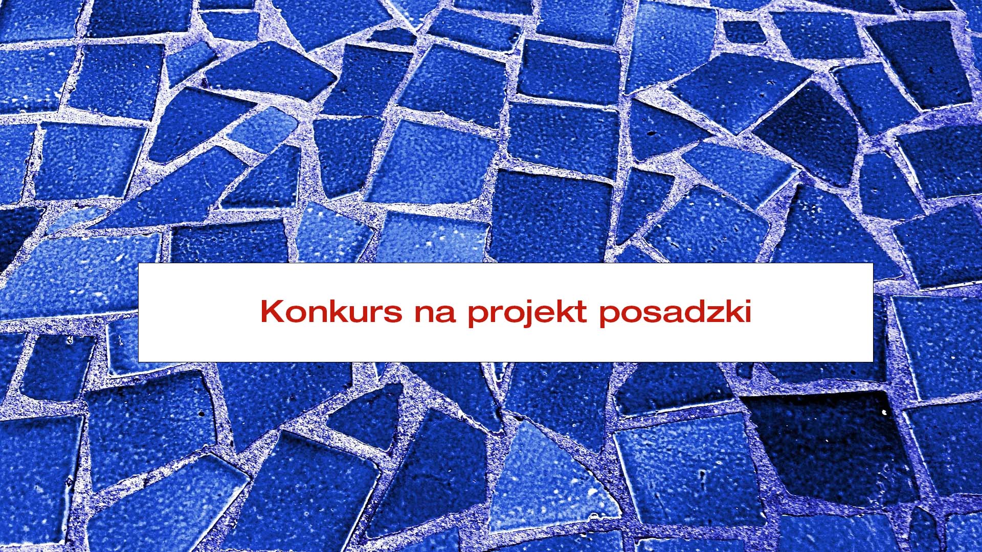 Konkurs na projekt posadzki