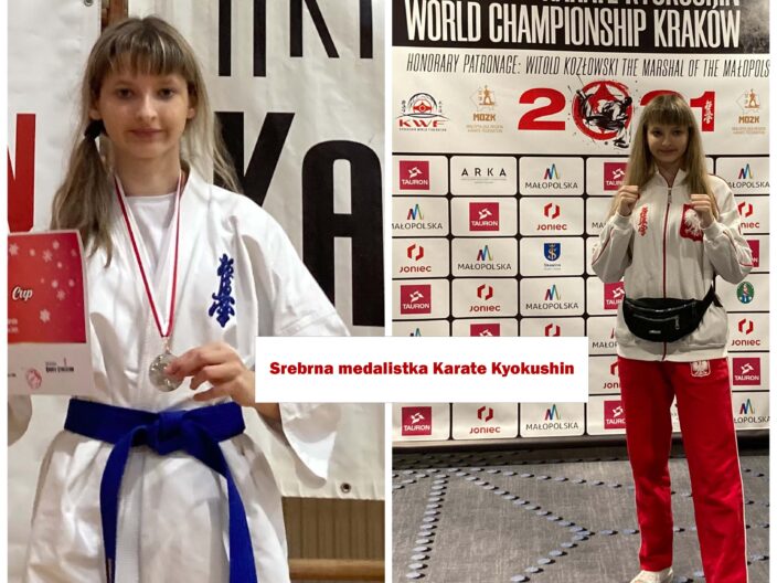 Srebrna medalistka Karate Kyokushin