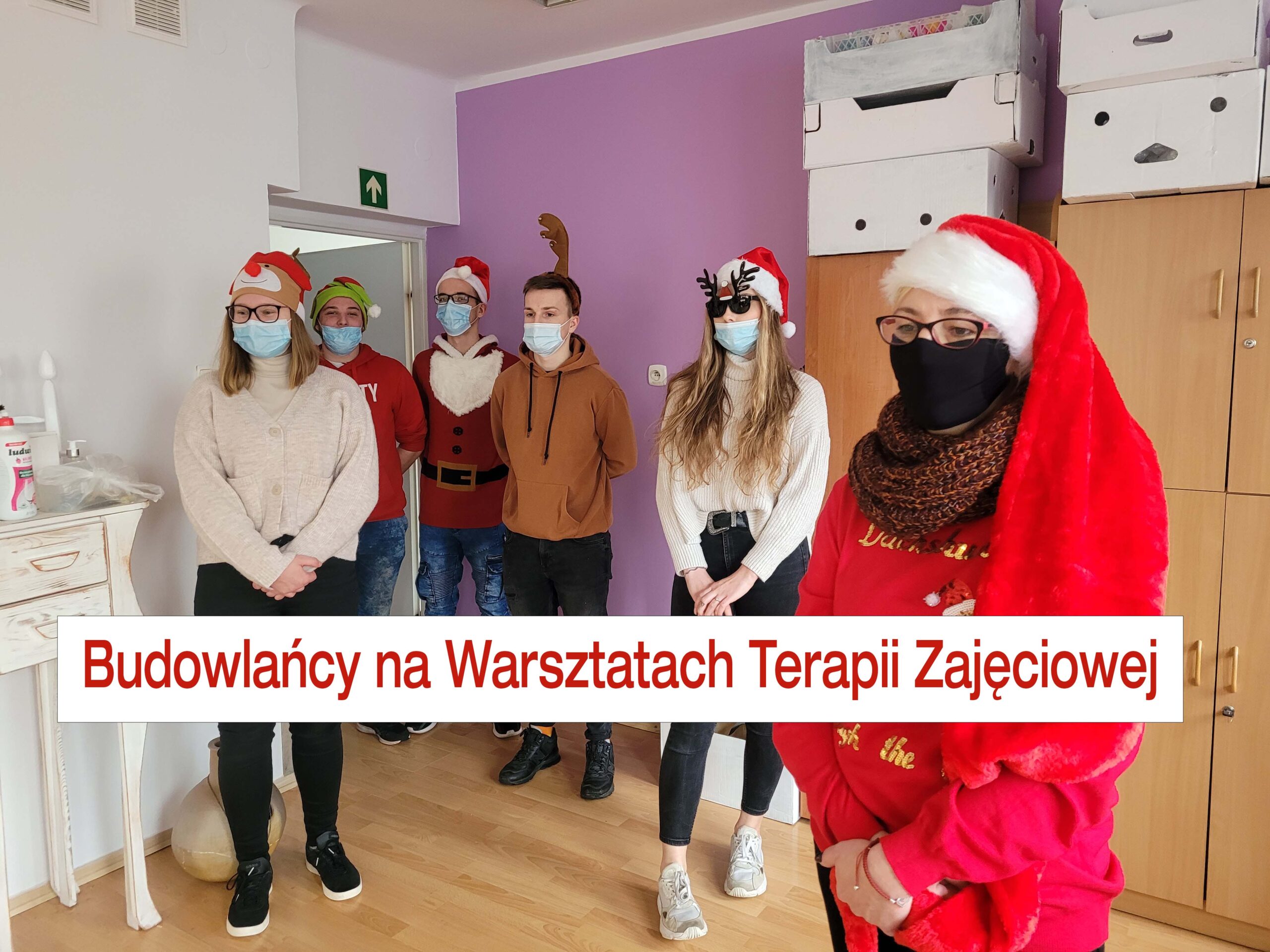 Budowlańcy na Warsztatach Terapii Zajęciowej