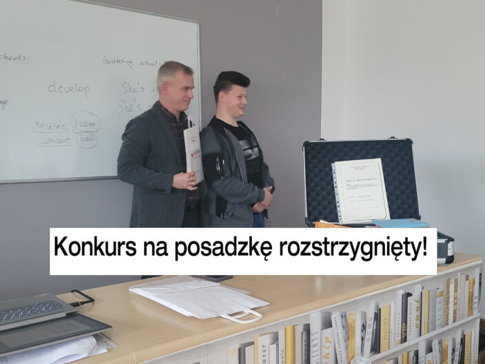 Konkurs na posadzkę rozstrzygnięty!