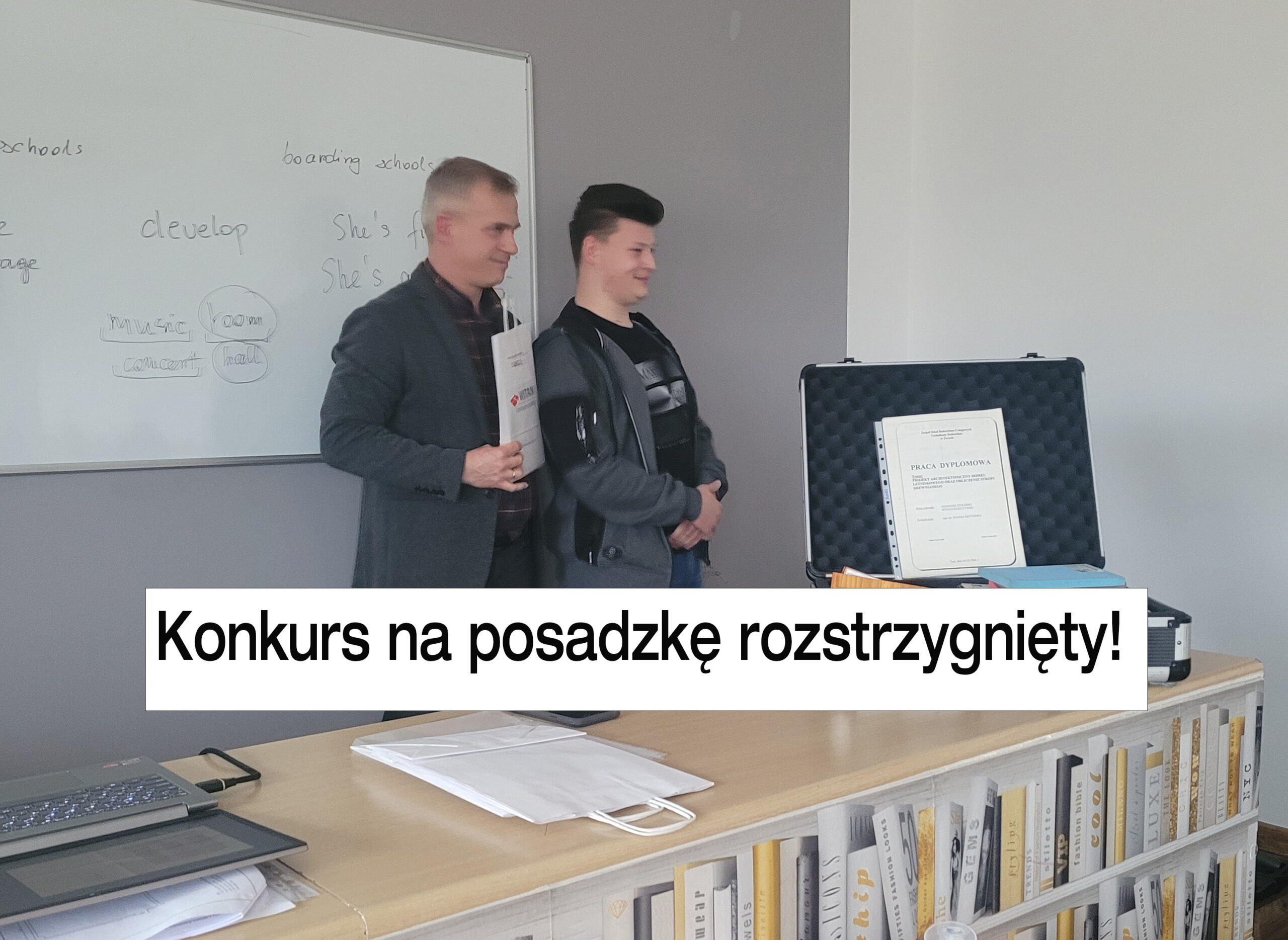 Konkurs na posadzkę rozstrzygnięty!