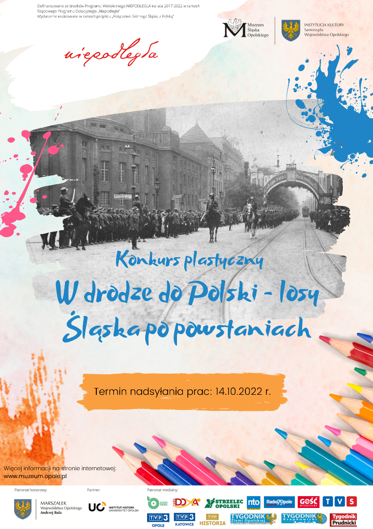 Konkurs plastyczny "W drodze do Polski - losy Śląska po powstaniach"