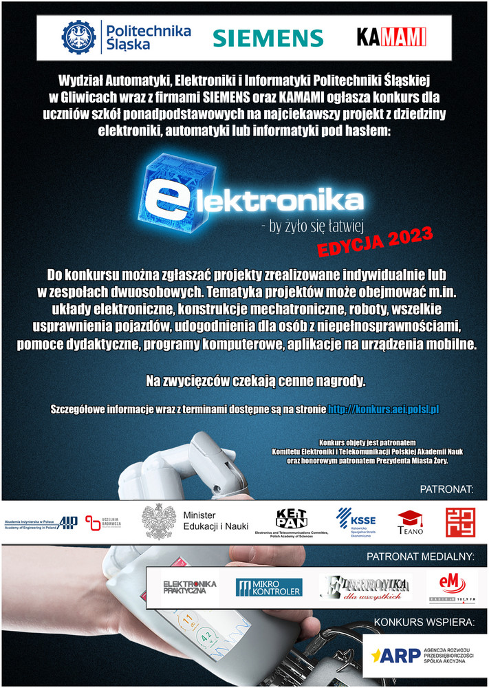 Plakat "Elektronika - by żyło się łatwiej!"