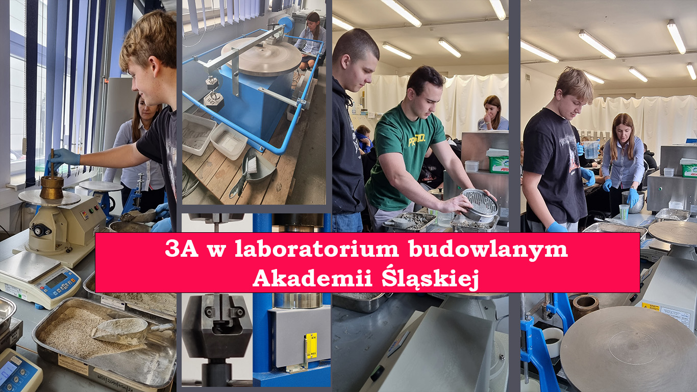 3A w laboratorium budowlanym Akademii Śląskiej