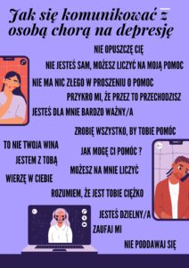 Plakat o depresji