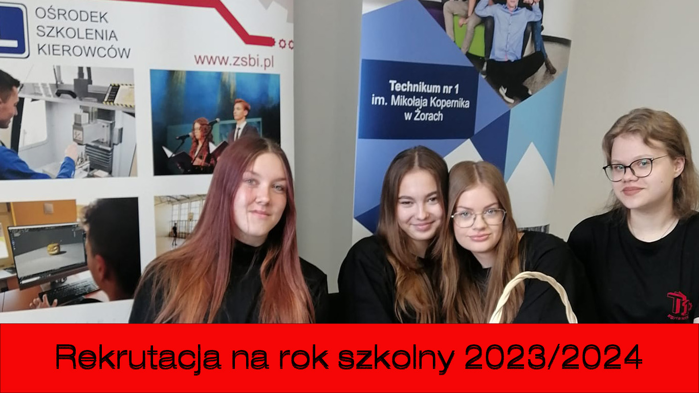 Rekrutacja na rok szkolny 2023/2024