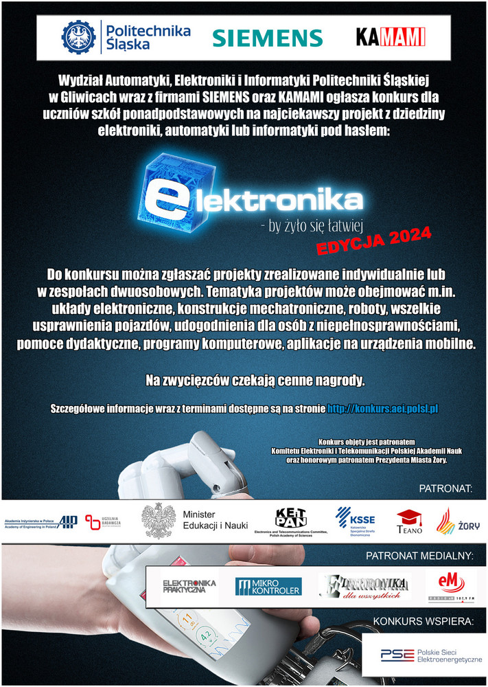 Plakat "Elektronika - by żyło się łatwiej"
