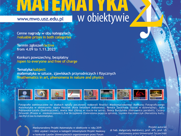 Plakat "Matematyka w obiektywie"