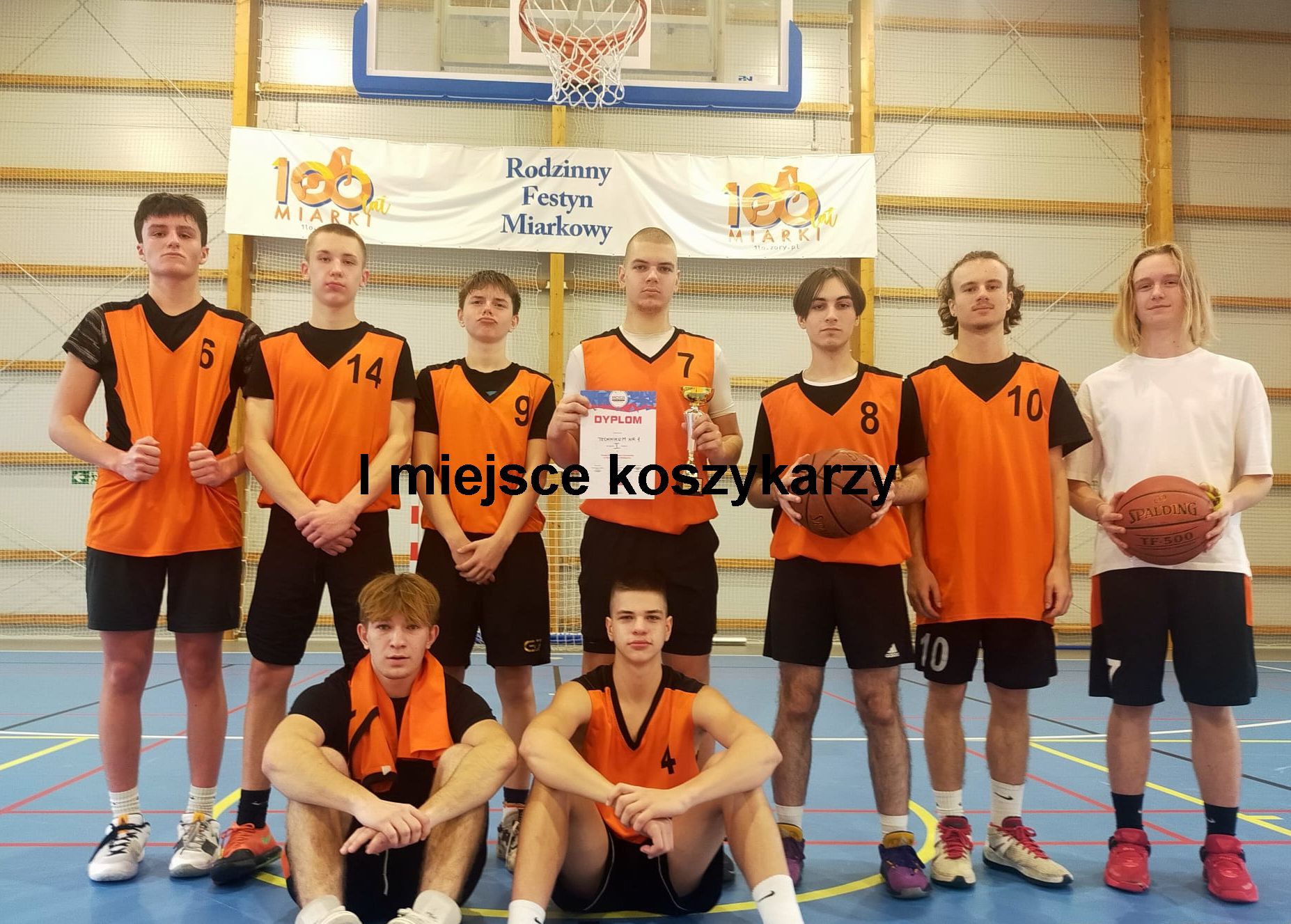 1 miejsce koszykarzy