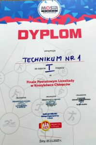 dyplom koszykarzy