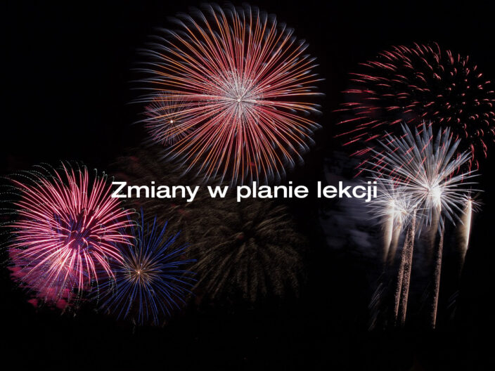 Zmiany w planie lekcji