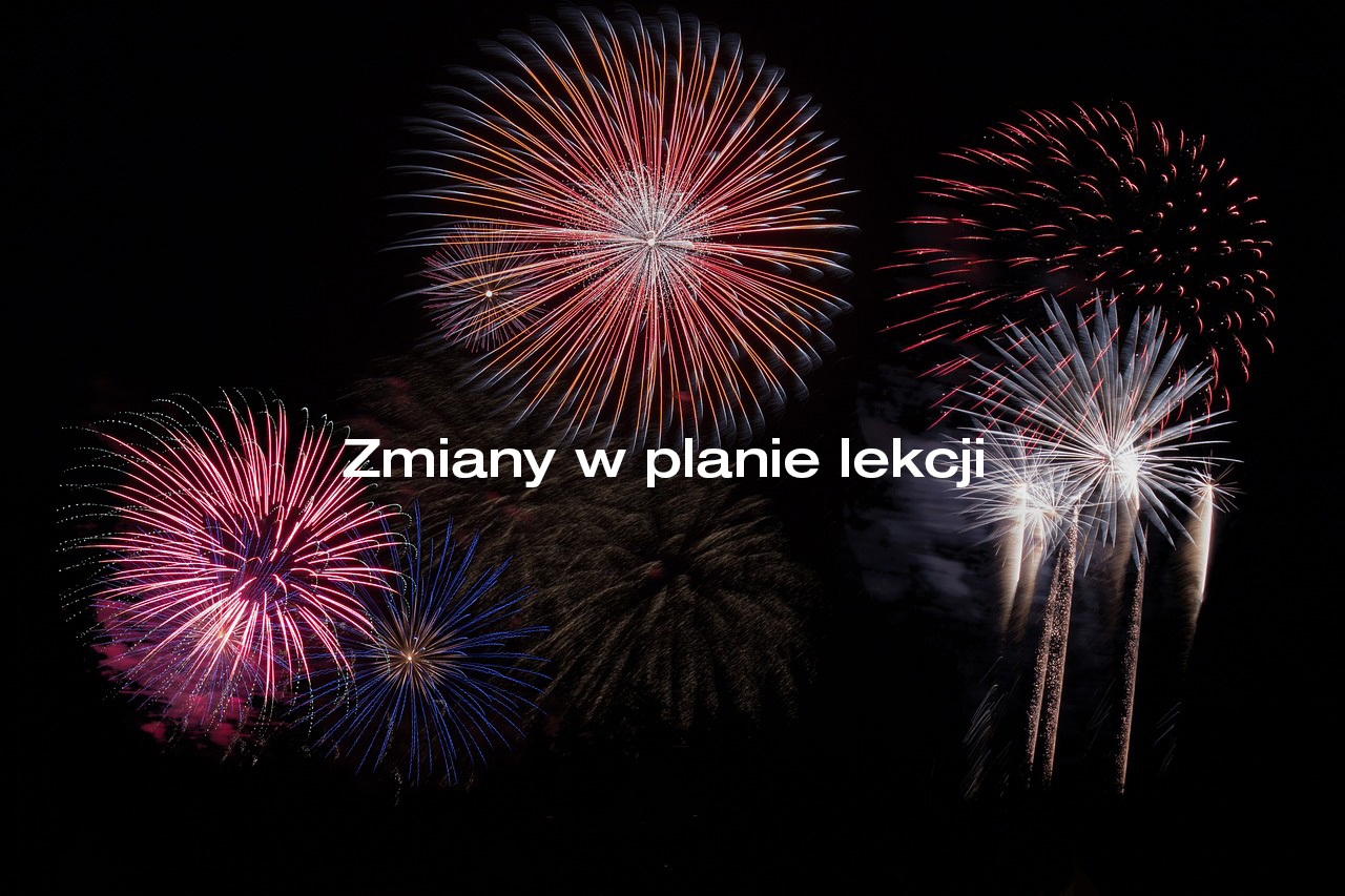 Zmiany w planie lekcji