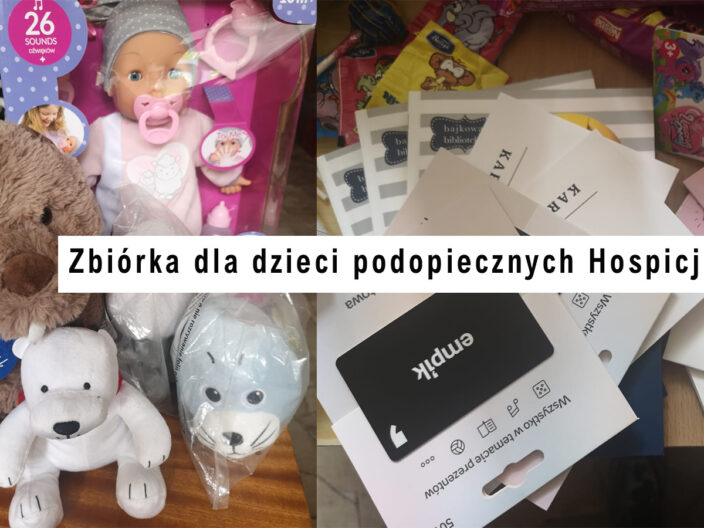 Zbiórka dla dzieci podopiecznych Hospicjum