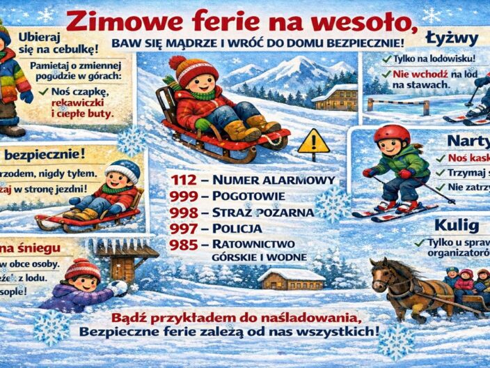 Bezpieczne ferie zimowe